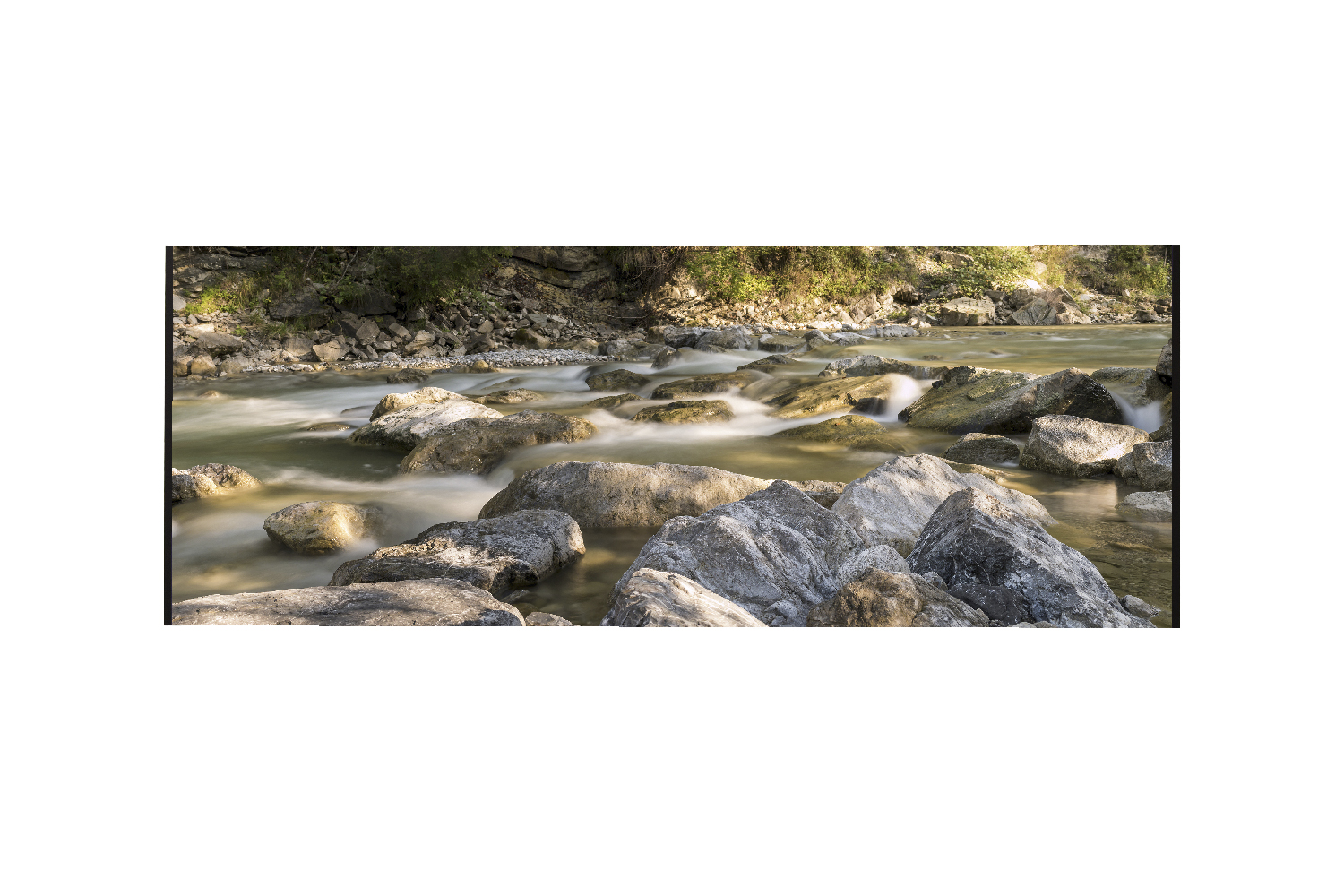 Badnische Flusslauf